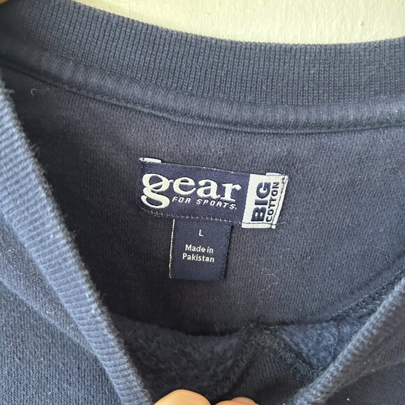 Kent State Sweatshirt Womens Large Blue Crewneck Oversized Cozy Academia VTG - Picture 2 of 4